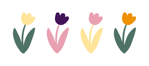 Värikkäitä kukkia-kuvake